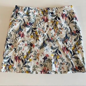 springy floral skirt